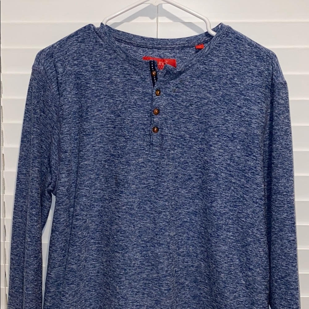 Bruno Milano Heather Blue Henley